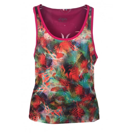 REGATA ASICS W PRINT SINGLET - CORE PRINT/ROSA